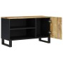 Mobile TV 80x33x46cm Legno Massello Mango e Legno Multistrato