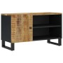 Mobile TV 80x33x46cm Legno Massello Mango e Legno Multistrato