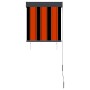 Tenda a Rullo per Esterni 60x250 cm Arancione e Marrone