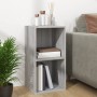 Contenitore Vinili Grigio Sonoma 71x34x36 cm Legno Multistrato