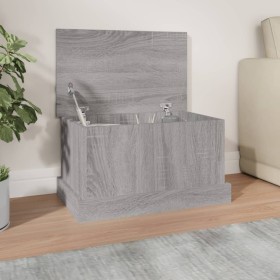 Contenitore Grigio Sonoma 50x30x28 cm Legno Multistrato