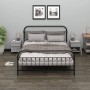 Comodino 2 pz Grigio Sonoma 40x35x50 cm