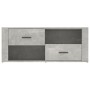 Mobile per TV Grigio Cemento 100x35x40 cm Legno Multistrato