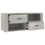 Mobile per TV Grigio Cemento 100x35x40 cm Legno Multistrato