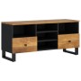 Mobile TV 100x33x46cm Legno Massello Mango e Legno Multistrato