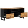 Mobile TV 100x33x46cm Legno Massello Mango e Legno Multistrato