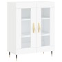 Credenza Bianca 69,5x34x90 cm in Legno Multistrato