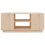 Tavolino da Salotto 90x49x40,5 cm in Legno Massello di Pino