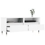 Mobile Porta TV Bianco 100x34,5x44,5 cm in Legno Multistrato