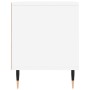 Mobile Porta TV Bianco 100x34,5x44,5 cm in Legno Multistrato