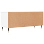 Mobile Porta TV Bianco 100x34,5x44,5 cm in Legno Multistrato