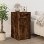 Mobile Scrivania rovere fumo 40x49x75 cm Legno Multistrato