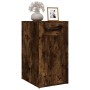 Mobile Scrivania rovere fumo 40x49x75 cm Legno Multistrato