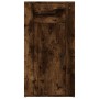 Mobile Scrivania rovere fumo 40x49x75 cm Legno Multistrato