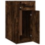 Mobile Scrivania rovere fumo 40x49x75 cm Legno Multistrato