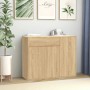 Credenza Rovere Sonoma 88x30x70 cm in Legno Multistrato