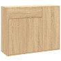 Credenza Rovere Sonoma 88x30x70 cm in Legno Multistrato