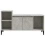 Mobile per TV Grigio Cemento 100x35x55 cm Legno Multistrato