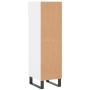 Scarpiera Bianca 30x35x105 cm in Legno Multistrato