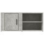 Mobile Porta TV Grigio Cemento 80x31,5x36 cm Legno Multistrato