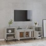 Mobile per TV Grigio Cemento 160x35x55 cm Legno Multistrato