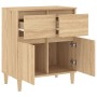 Credenza Rovere Sonoma 60x35x70 cm in Legno Multistrato