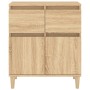 Credenza Rovere Sonoma 60x35x70 cm in Legno Multistrato