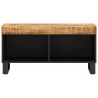 Mobile Porta TV 85x33x43,5 cm in Legno Massello di Mango