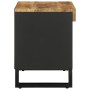 Mobile Porta TV 85x33x43,5 cm in Legno Massello di Mango