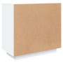 Credenza Bianco 80x40x75 cm in Legno Compensato