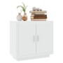 Credenza Bianco 80x40x75 cm in Legno Compensato