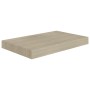 Scaffali a Parete 2 pz Rovere 40x23x3,8 cm in MDF