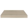 Scaffali a Parete 2 pz Rovere 40x23x3,8 cm in MDF