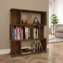 Libreria/Divisorio Rovere Marrone 80x24x96 cm Legno Multistrato