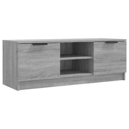 Mobile TV Grigio Sonoma 102x35x36,5 cm in Legno Multistrato