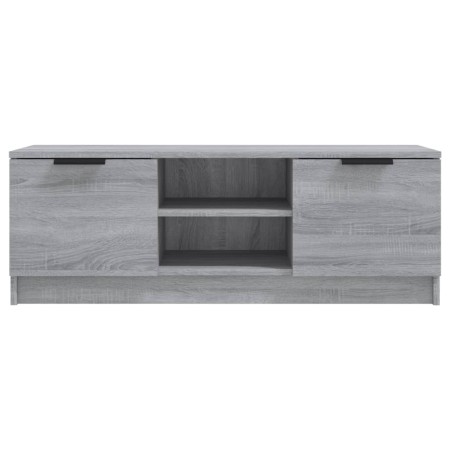 Mobile TV Grigio Sonoma 102x35x36,5 cm in Legno Multistrato