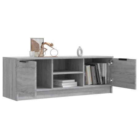 Mobile TV Grigio Sonoma 102x35x36,5 cm in Legno Multistrato