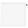 Mobile a Parete Bianco 80x36,5x35 cm in Legno Multistrato