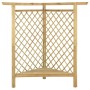 Pergola Angolare con Panca 166x81x174 cm Legno Pino Impregnato