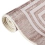 Tappeto Lavabile 80x300 cm Beige Antiscivolo