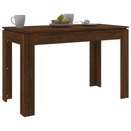 Tavolo da Pranzo Rovere Marrone 120x60x76 cm Legno Multistrato