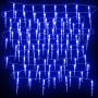 Luci Natale a Ghiacciolo 100 pz Blu in Acrilico