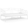 Telaio Divano Letto Bianco in Metallo 90x200 cm