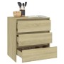 Credenza Rovere Sonoma 70x41x75 cm in Truciolato