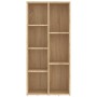 Libreria Rovere Sonoma 50x25x106 cm in Legno Multistrato