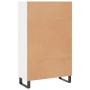 Credenza Bianca 69,5x31x115 cm in Legno Multistrato