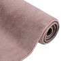 Tappeto in Pelliccia di Coniglio Finto 180x270 cm Rosa Anticato