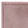Tappeto in Pelliccia di Coniglio Finto 180x270 cm Rosa Anticato