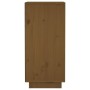 Credenza Marrone Miele 31,5x34x75 cm in Legno Massello di Pino