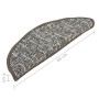 Tappetini per Scale 15 pz Antracite 65x21x4 cm